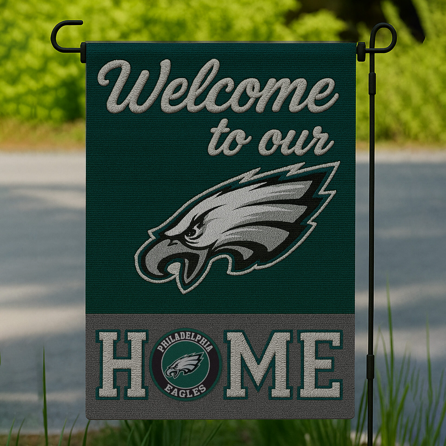 PE Premium NFL Welcome Home Flag DDT NTL