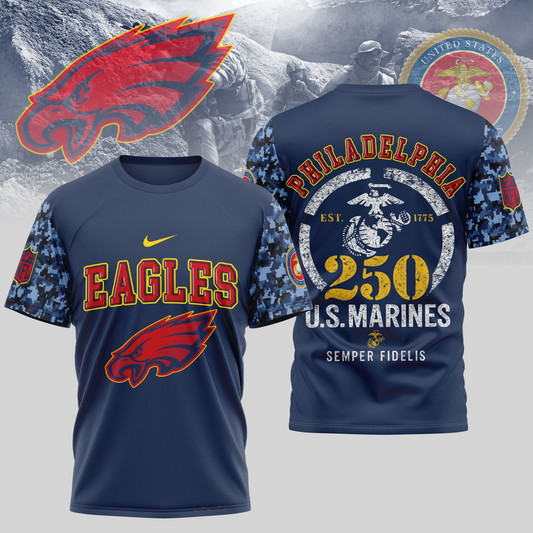 PE Premium U.S.M.C 250 Years Semper Fi 3D Shirt DDT TTV