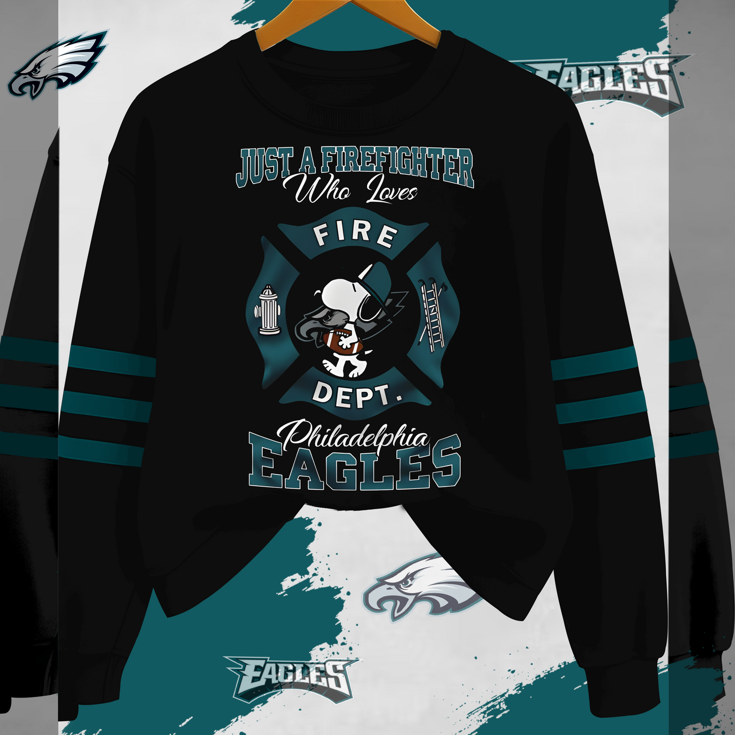 PE x NFL Just A Firefighter Who Love Sweatshirt DDT 201025 HLPHUONG