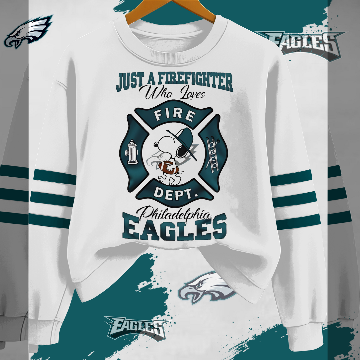 PE x NFL Just A Firefighter Who Love Sweatshirt DDT 201025 HLPHUONG