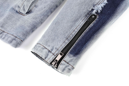 Personalized HT Premium NFL Street Scar Denim Jacket DDT CTND