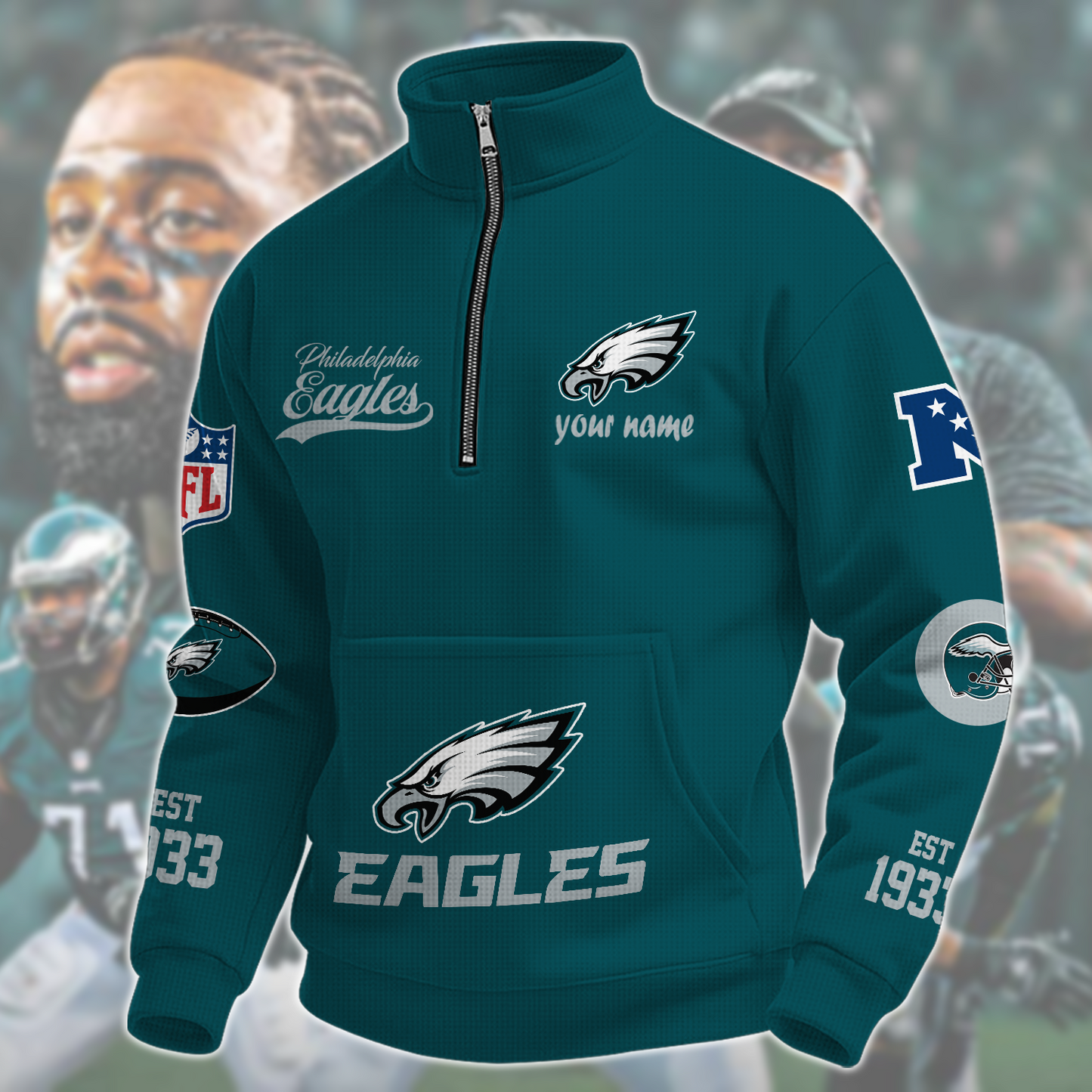 PHI  x NFL Quarter-Zip Sweatshirt DatND DVT