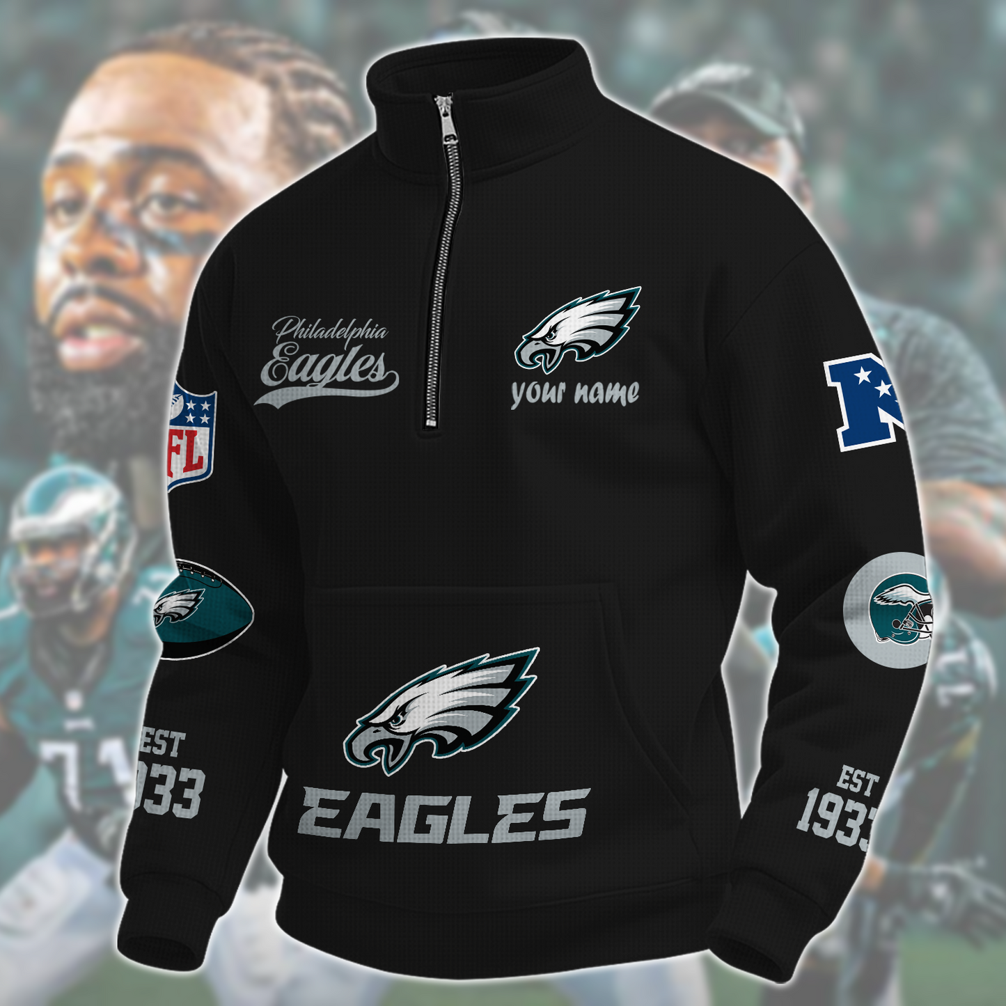 PHI  x NFL Quarter-Zip Sweatshirt DatND DVT
