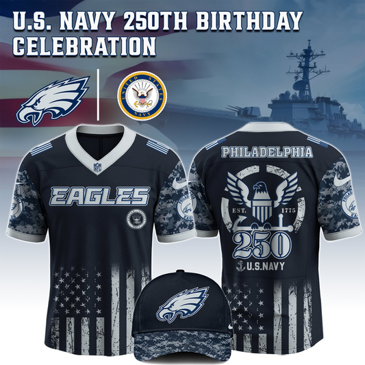 PHI x 250 U.S. Navy 250th Birthday Celebration Jersey DatND DVT