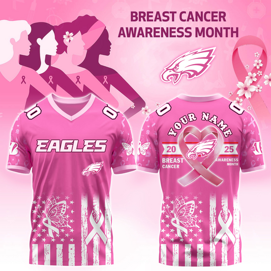 PHI x Breast Cancer Awareness Month 2025 V-neck Short Sleeve Jersey DatND DVT