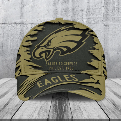 PHI x NFL 2025 Salute to Service Classic Cap DATND TANTD