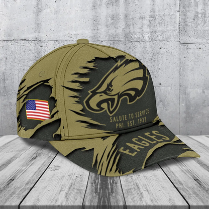 PHI x NFL 2025 Salute to Service Classic Cap DATND TANTD