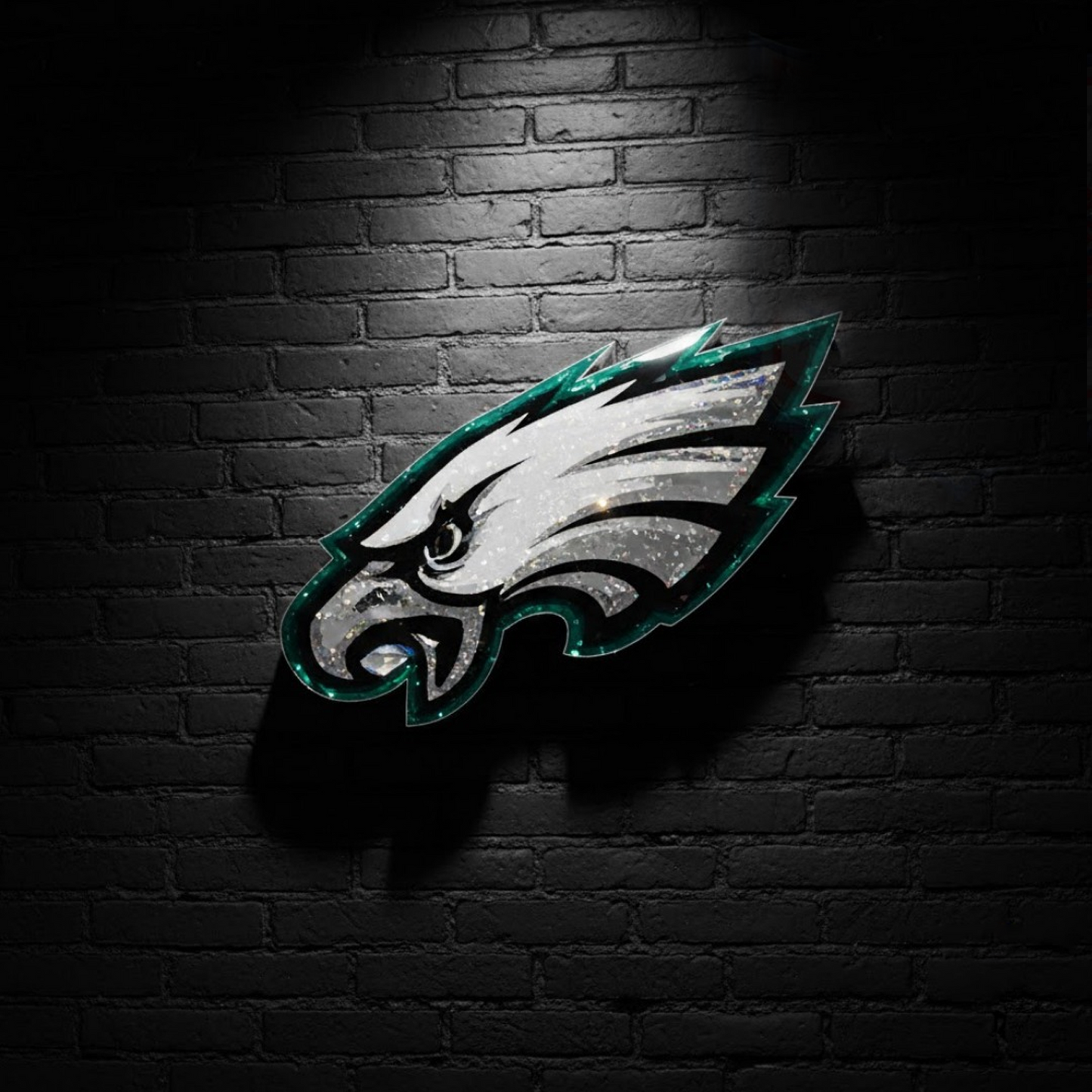 PHI X NFL Diamond Crystal Wall Art DatND DVT