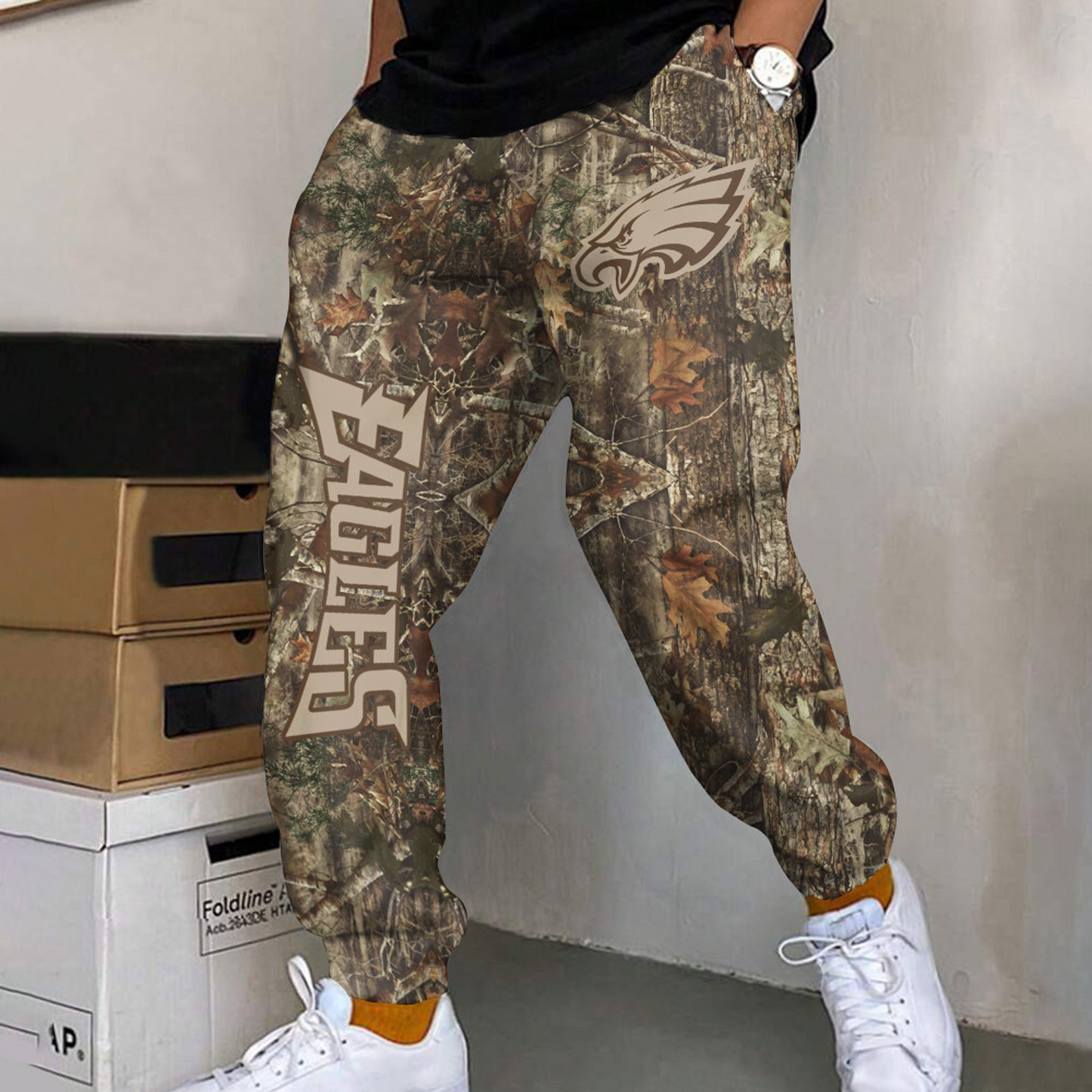 PHI x NFL Football Team Hunting Camo Long Pants DATND TANTD