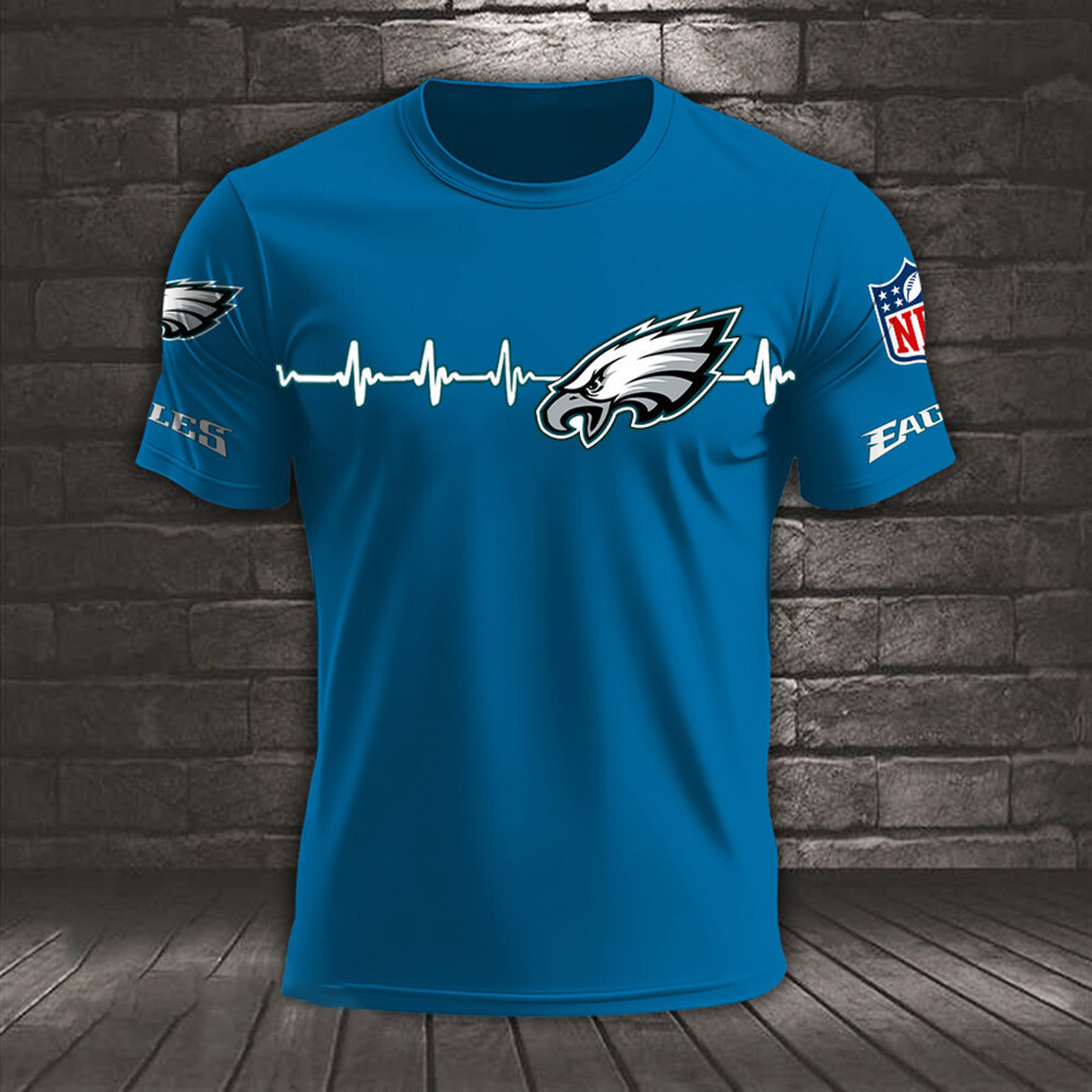 PHI x NFL Heart Rate Map Special 3D Shirt DatND ThuongNH