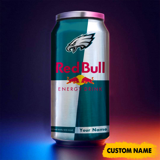 PHI x NFL Mix RedB Drink Can Tumbler Custom Any Name DATND TANTD