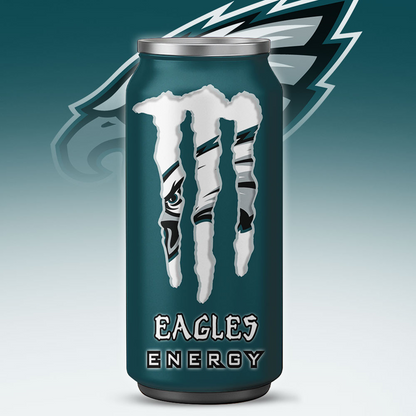 PHI x NFL Monster Energy Tumbler Gift for Fans DATND TANTD