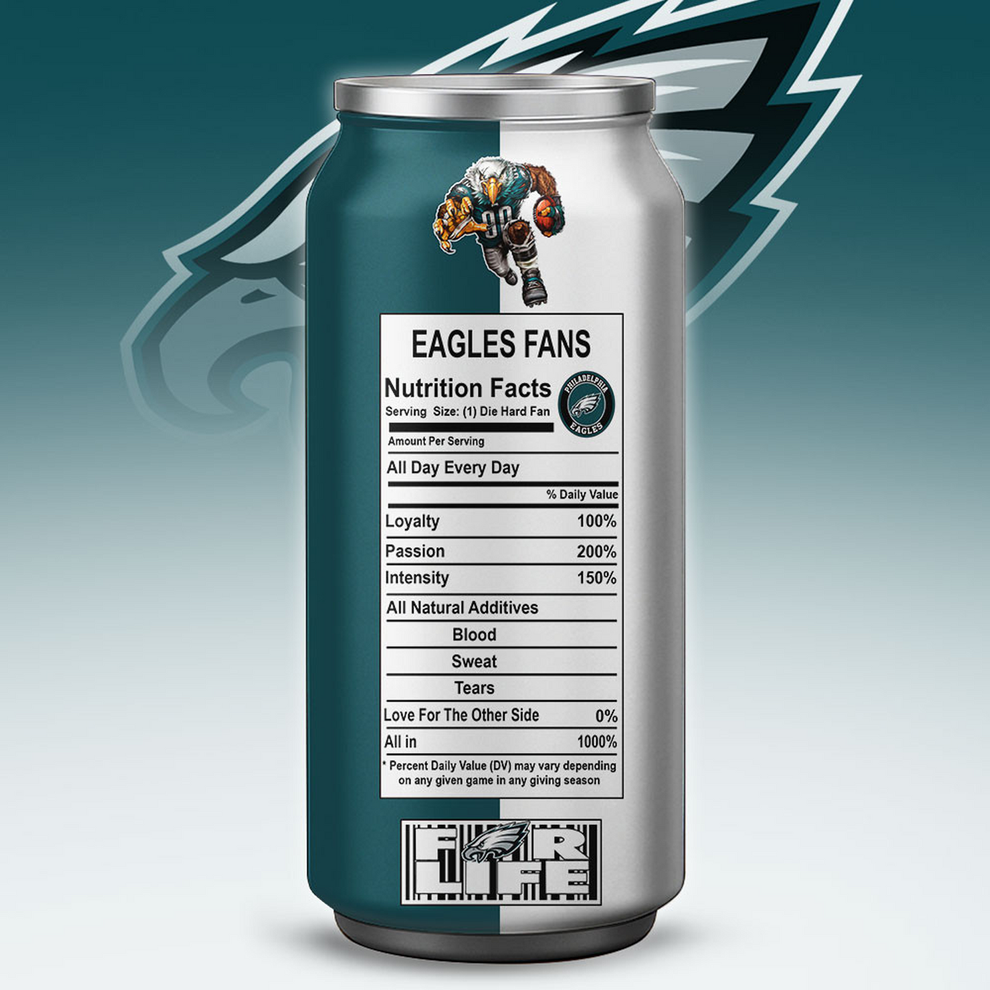 PHI x NFL Monster Energy Tumbler Gift for Fans DATND TANTD