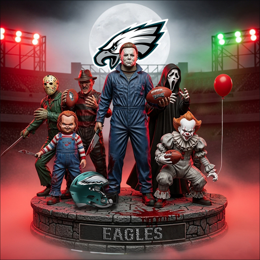 PHI x NFL Personalized Acrylic Block Plaque Halloween