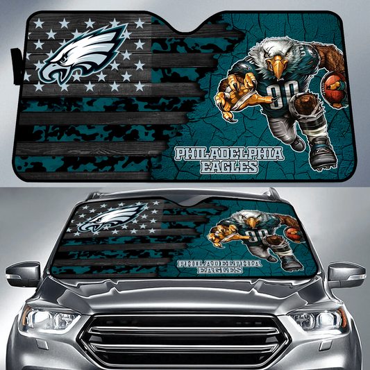 PHI x NFL Personalized Auto Sun Shade DATND TANTD