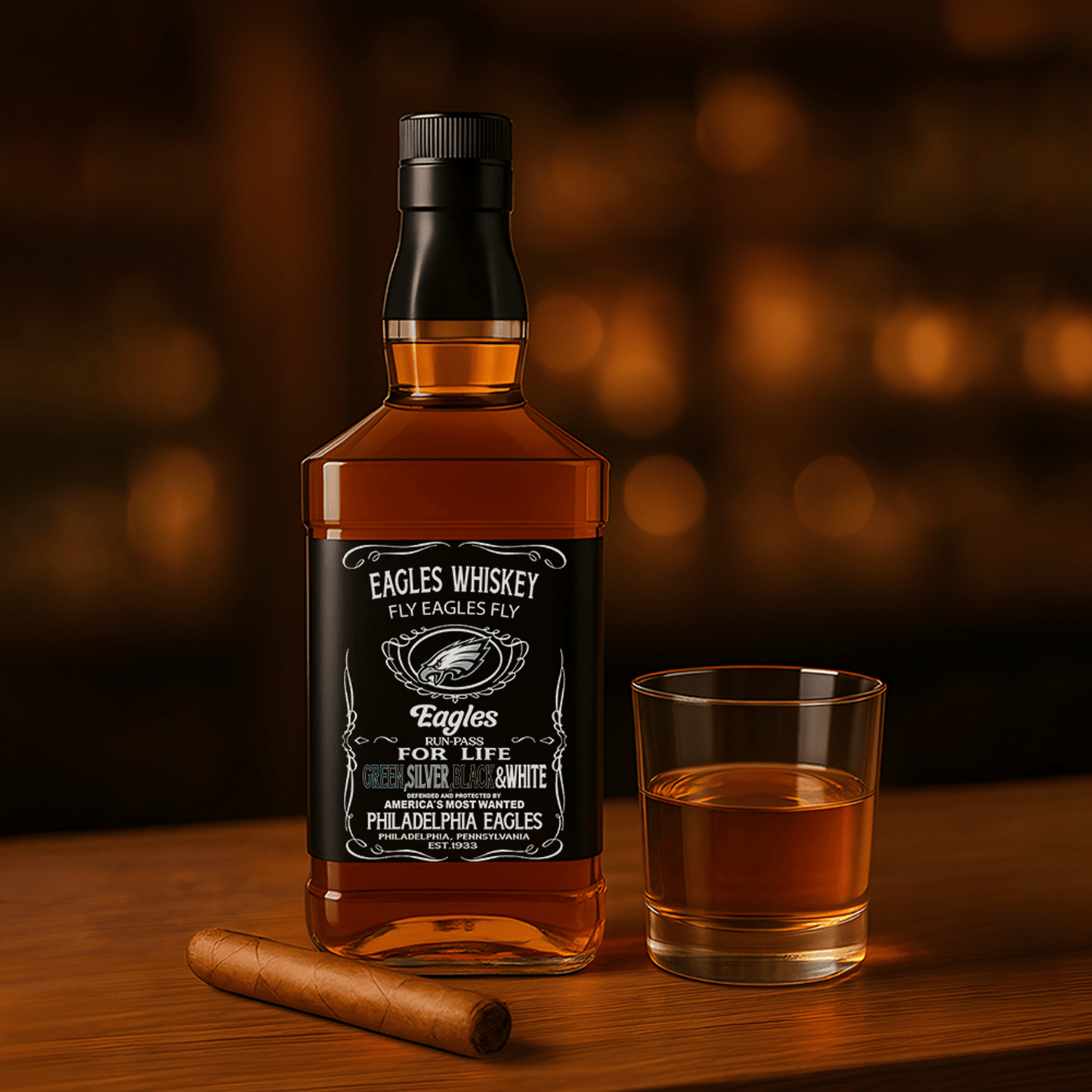 PHI x NFL Whiskey For True Fans Only DATND TANTD