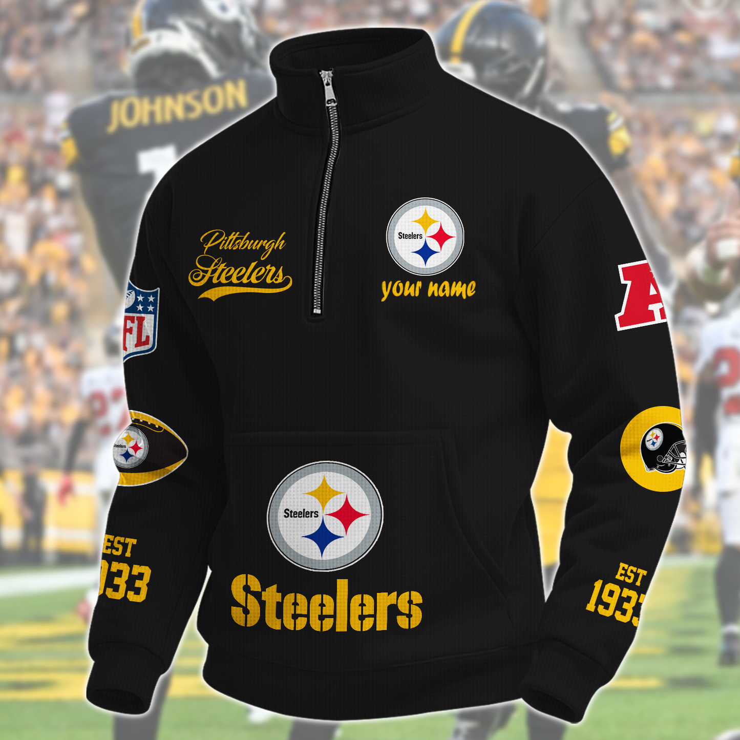 PIT  x NFL Quarter-Zip Sweatshirt DatND DVT