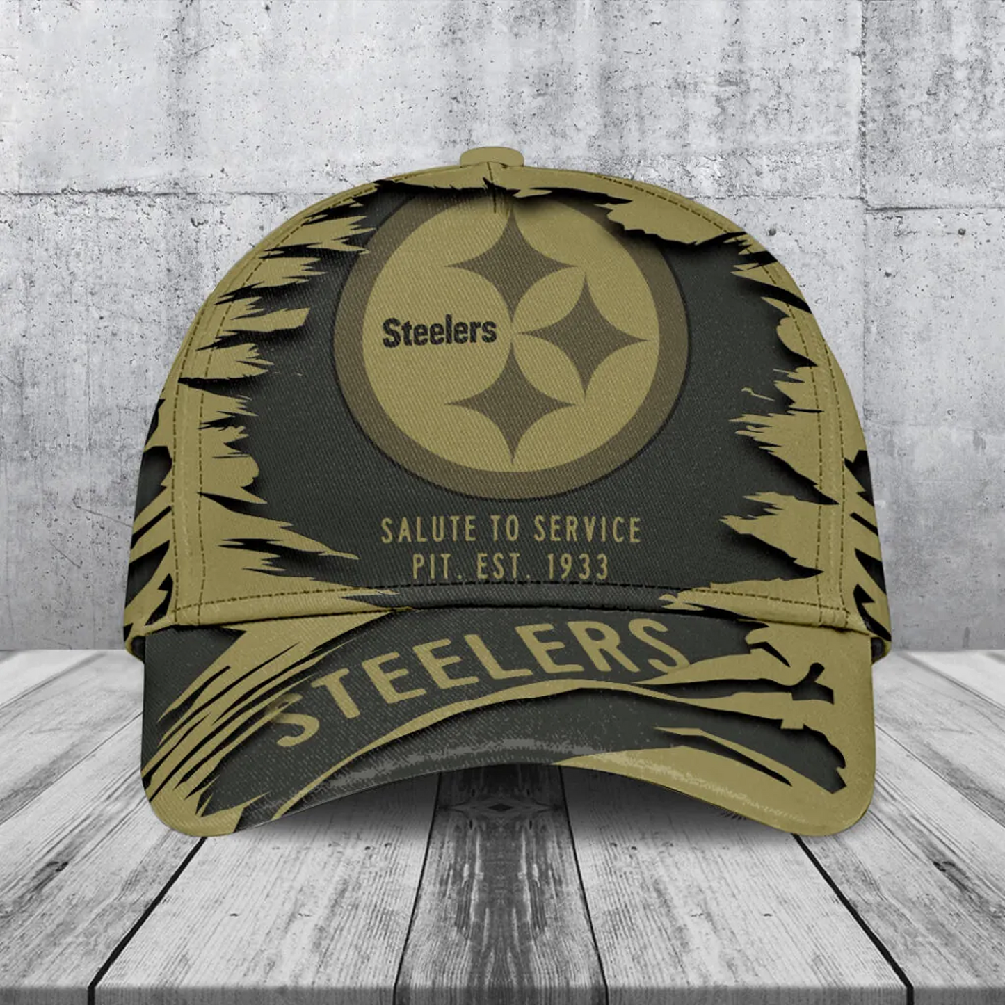 PIT x NFL 2025 Salute to Service Classic Cap DATND TANTD