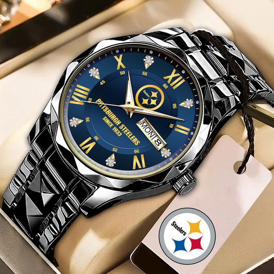 PIT x NFL Alloy Luxury Quartz Watch DATND TANTD