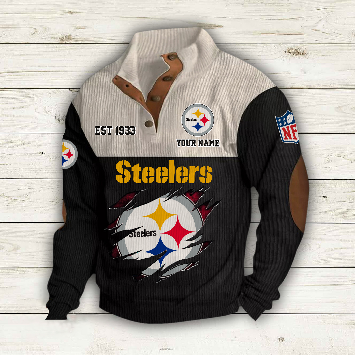 PIT x NFL Custom Name Sport Sweatshirt DatND DVT