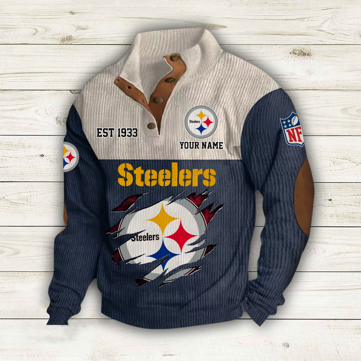 PIT x NFL Custom Name Sport Sweatshirt DatND DVT