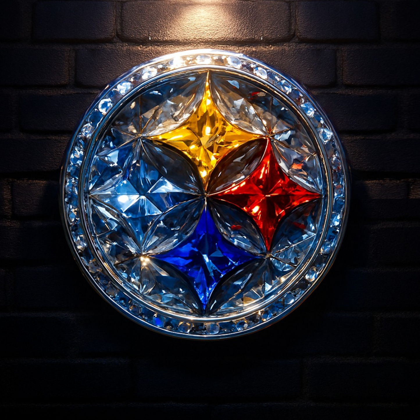 PIT X NFL Diamond Crystal Wall Art DatND DVT