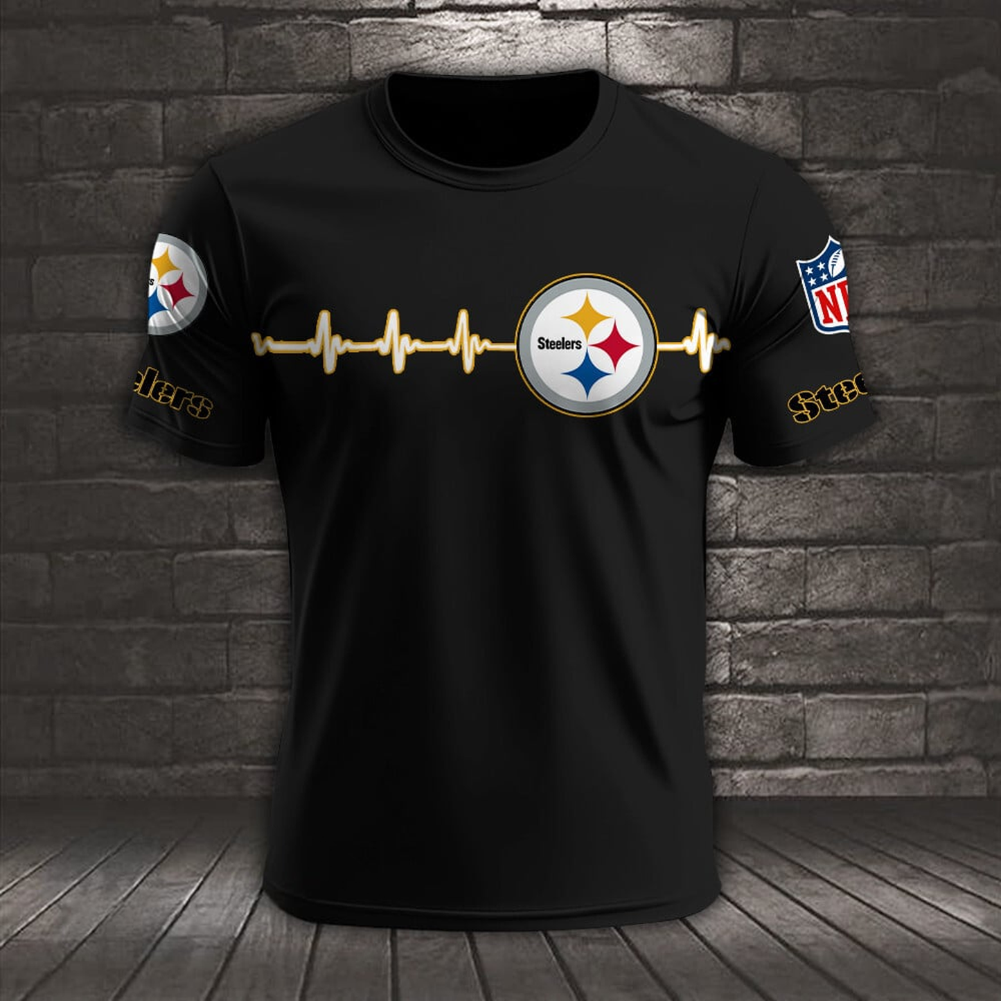 PIT x NFL Heart Rate Map Special 3D Shirt DatND ThuongNH