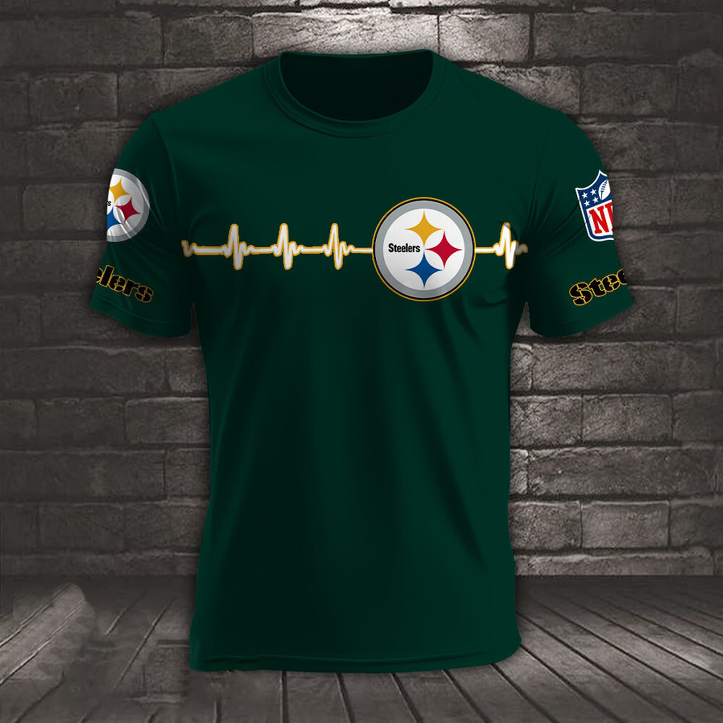 PIT x NFL Heart Rate Map Special 3D Shirt DatND ThuongNH