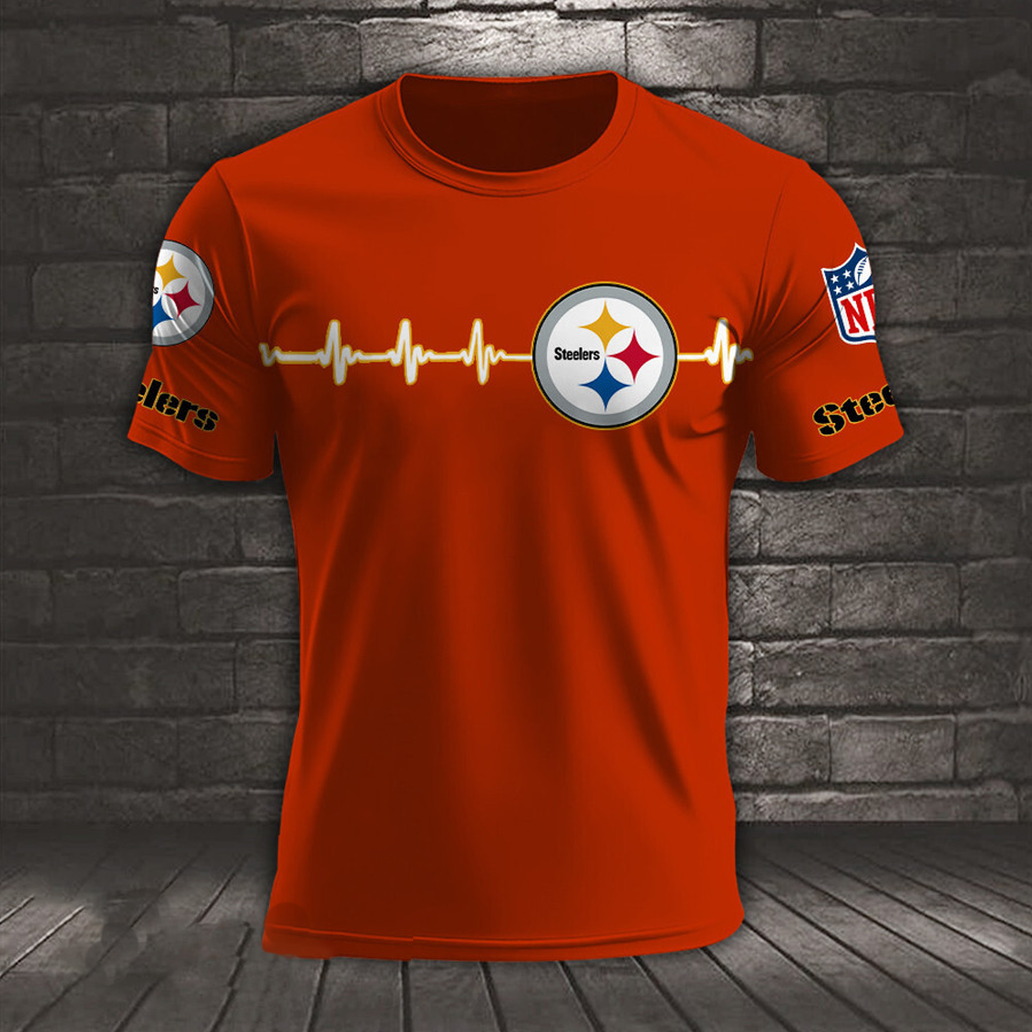 PIT x NFL Heart Rate Map Special 3D Shirt DatND ThuongNH