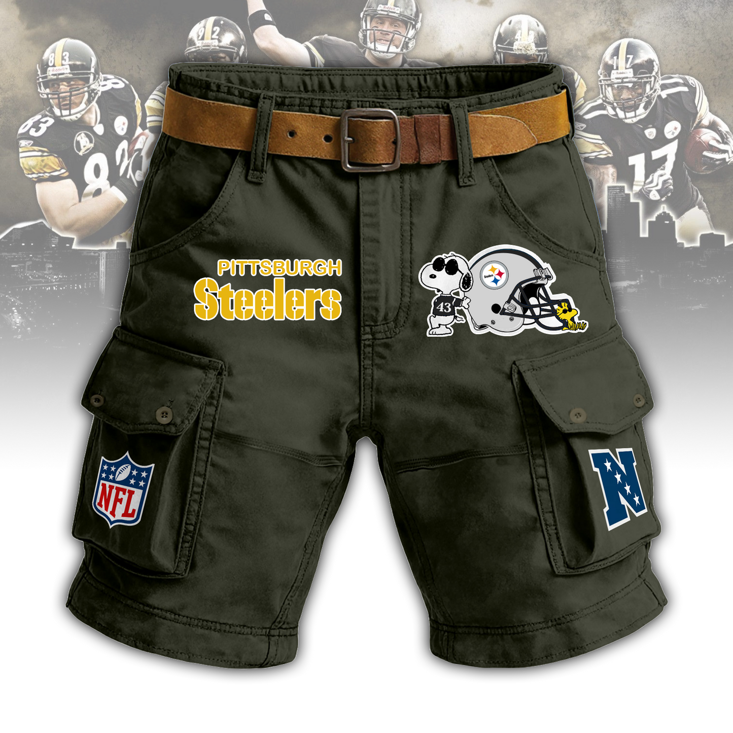 PIT x NFL Man Shorts