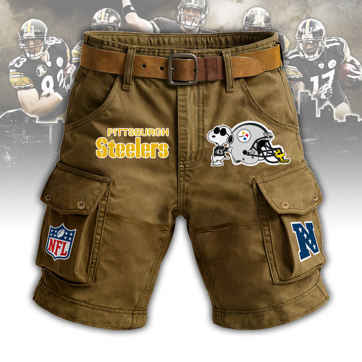 PIT x NFL Man Shorts