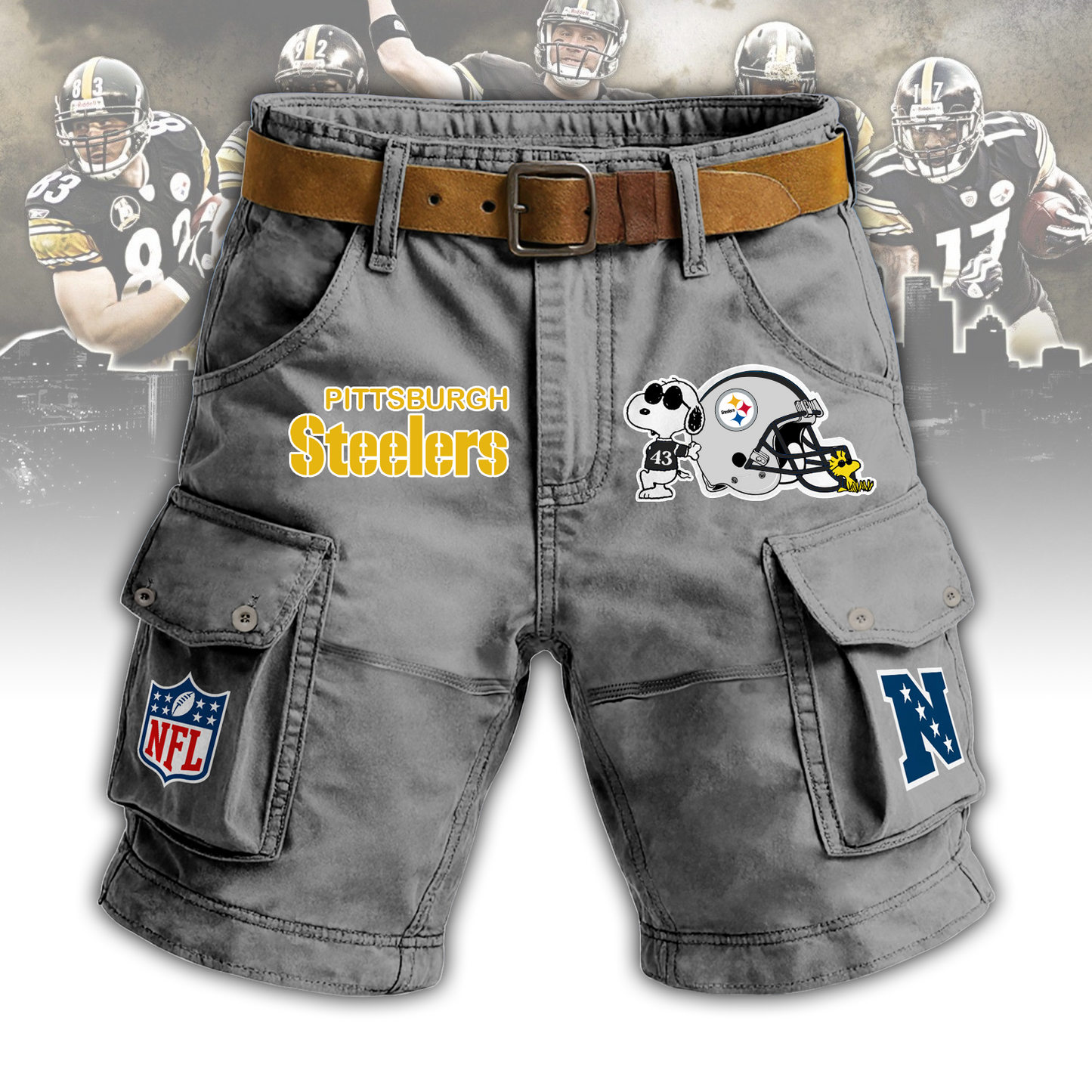 PIT x NFL Man Shorts