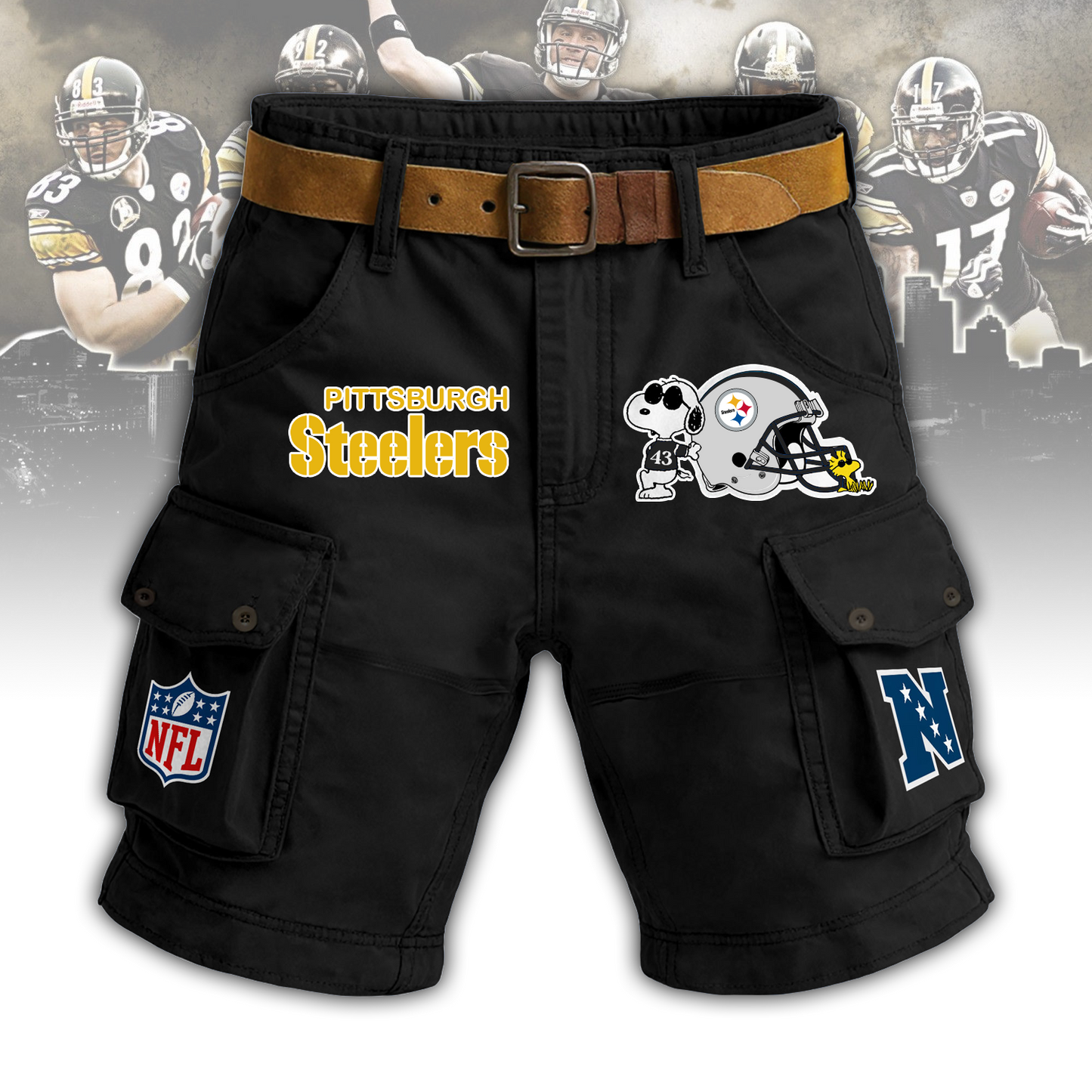 PIT x NFL Man Shorts