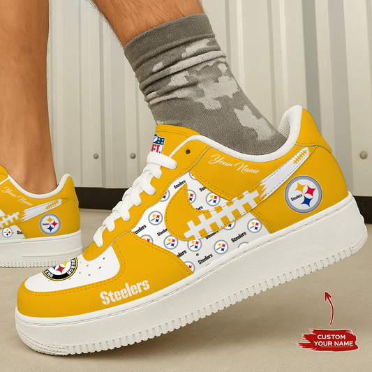 PIT x NFL Personalized AF1 Shoes DatND DVT