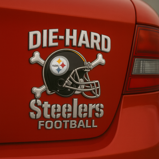 PIT x NFL Premium 3D Car Name Badge DATND DVT