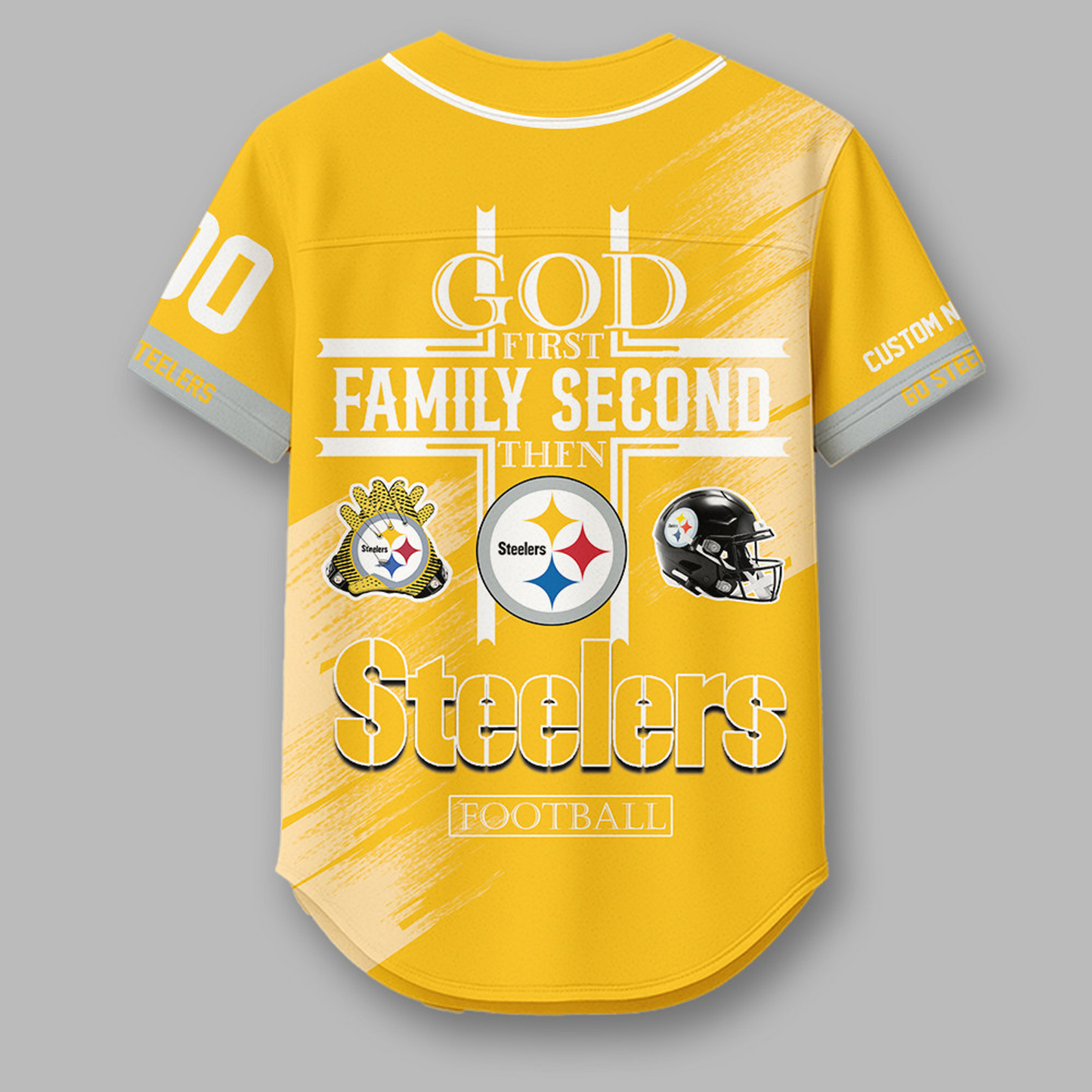 PIT x NFL Premium NFL Baseball Jersey DATND TANTD