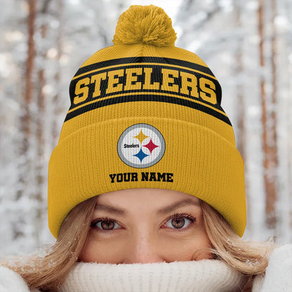 PIT x NFL Woolen Beanie Hat Aldult And Kid DatND DVT