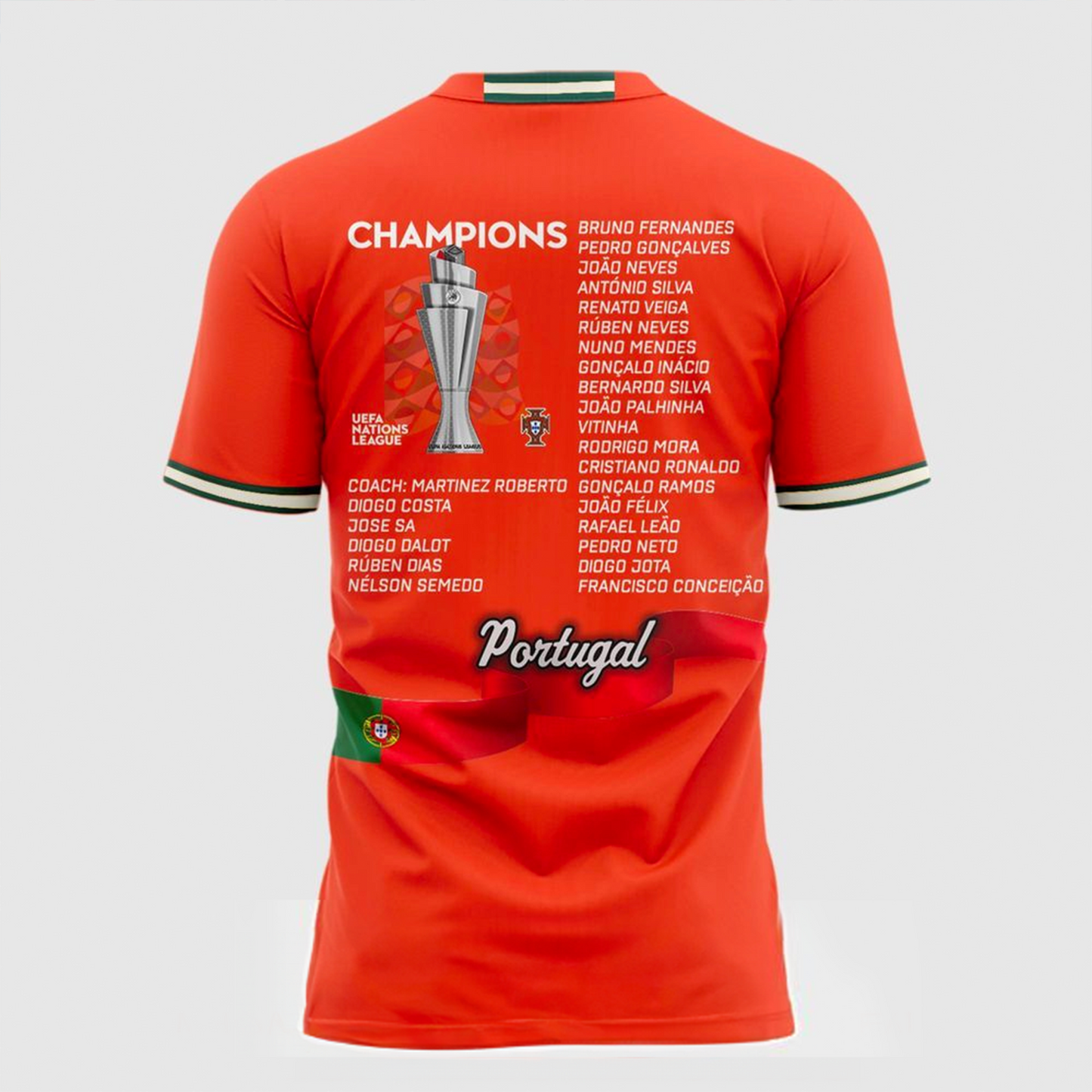Portugal UEFA Nations League 2025 Champions 3D Shirt V2 DatND DVT