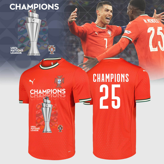 Portugal UEFA Nations League 2025 Champions 3D Shirt V3 DatND DVT