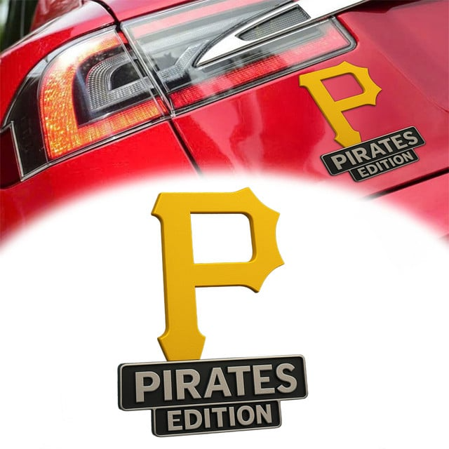 PP 2 Premium 3D Car Name Badge DDT TTV