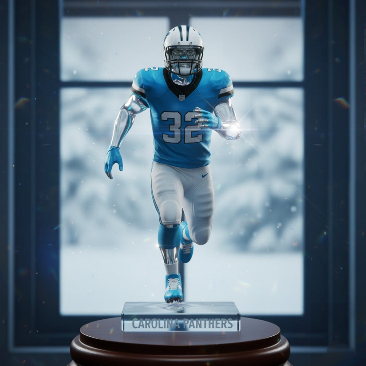 Premium CAR x NFL Crystal Style Desktop Ornament DatND DVT