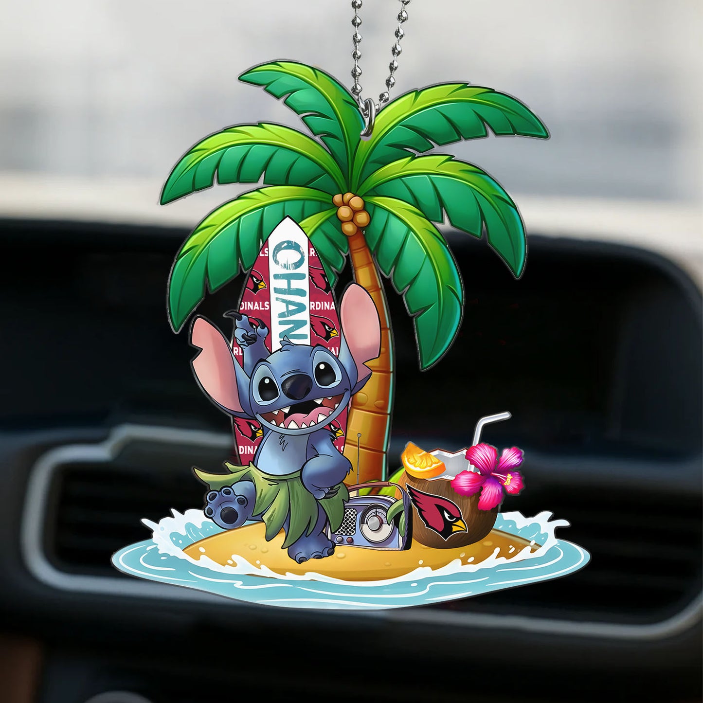 Premium NFL ARI x ST Hawai Car Ornament DatND DVT