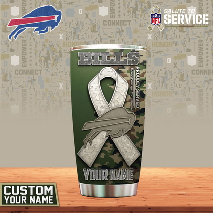 Premium NFL BUF Proudly Served Tumbler V1 NMD TTV