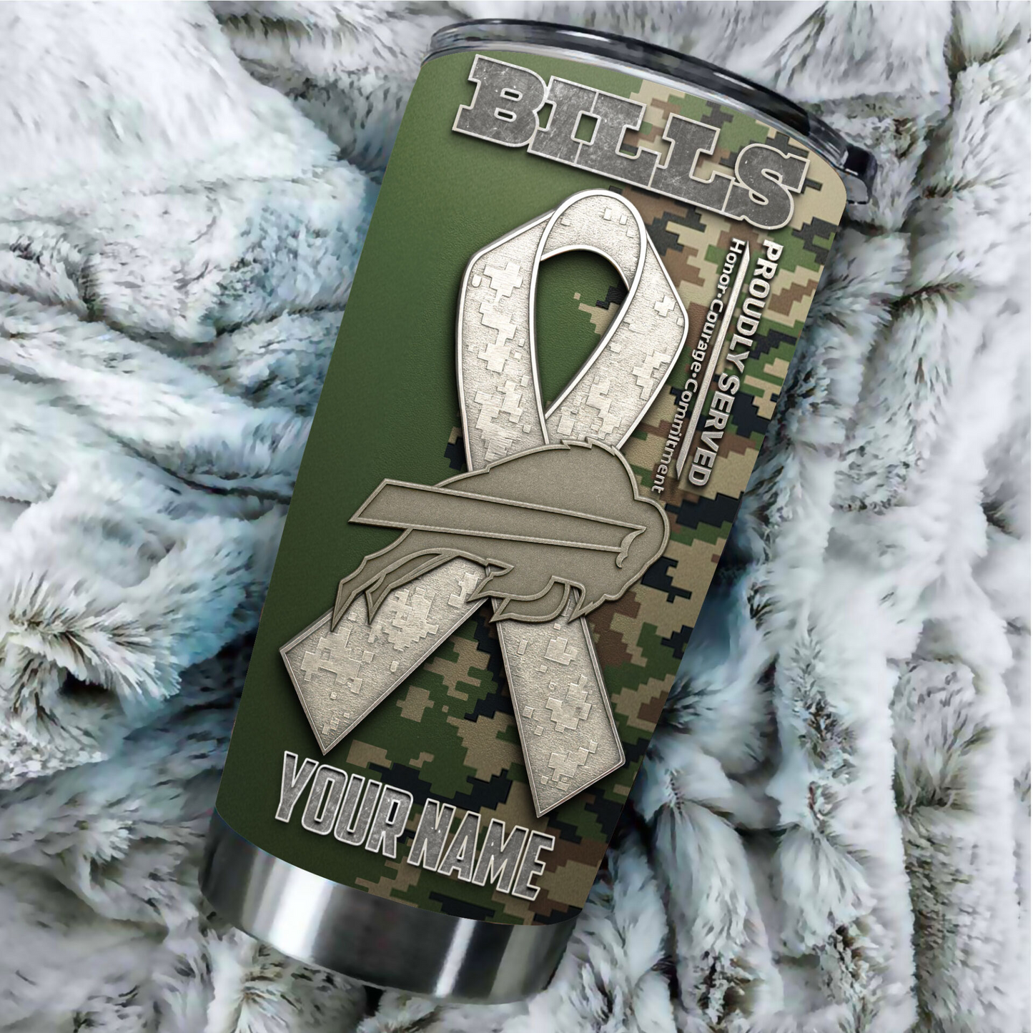 Premium NFL BUF Proudly Served Tumbler V1 NMD TTV