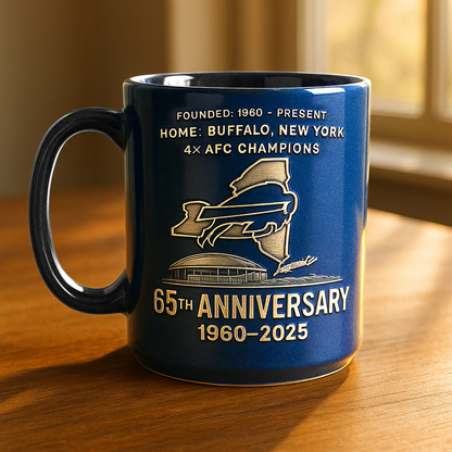 Premium NFL BUF The Anniversary Mug V1 NAK