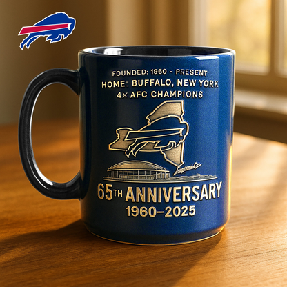 Premium NFL BUF The Anniversary Mug V1 NAK