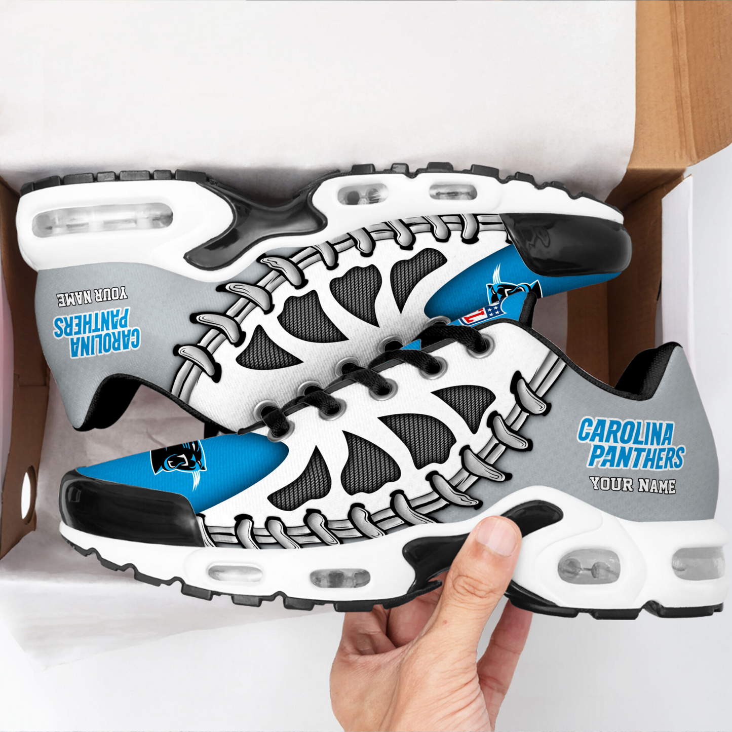 Premium NFL CAR Spine Rush Air Max Sneaker V4 NMD  TTV