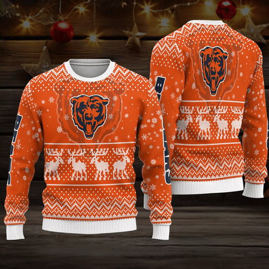 Premium NFL CHI Holiday Wool Sweater V1 NAK NHM