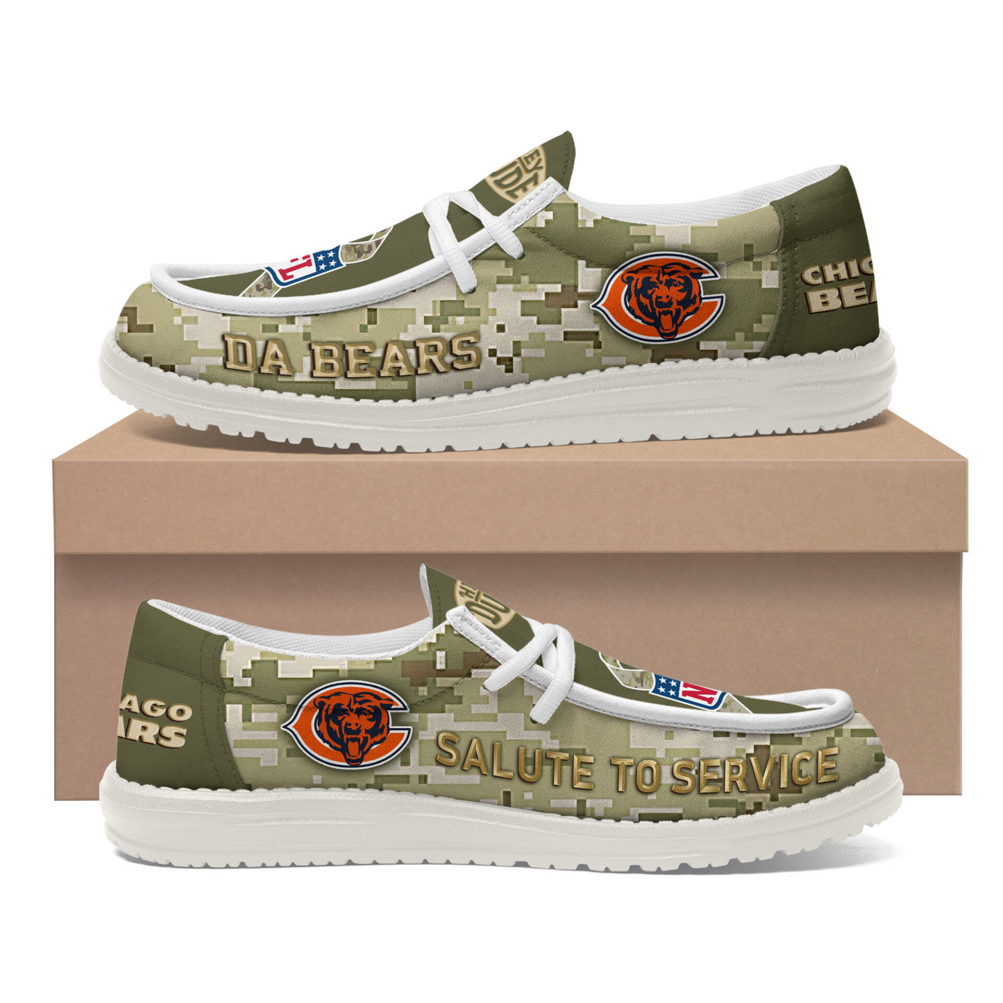 Premium NFL CHI Salute to Service Loafer V2 NMD TTV