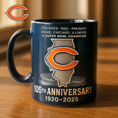 Premium NFL CHI The Anniversary Mug V1 NAK